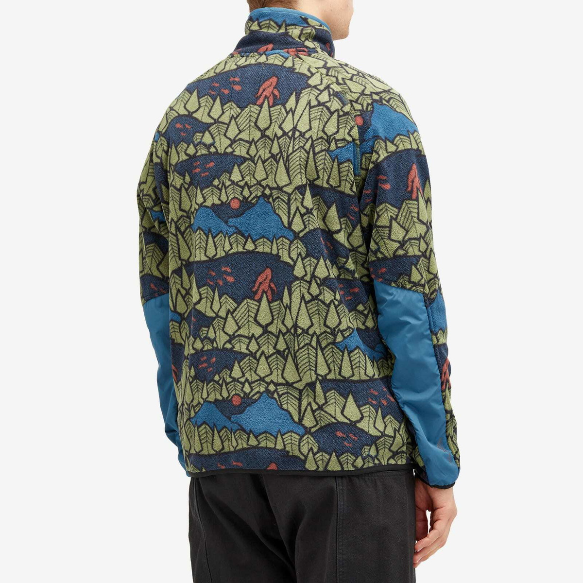 KAVU Men's Teannaway Snap Fleece in Sasquatch Twilight