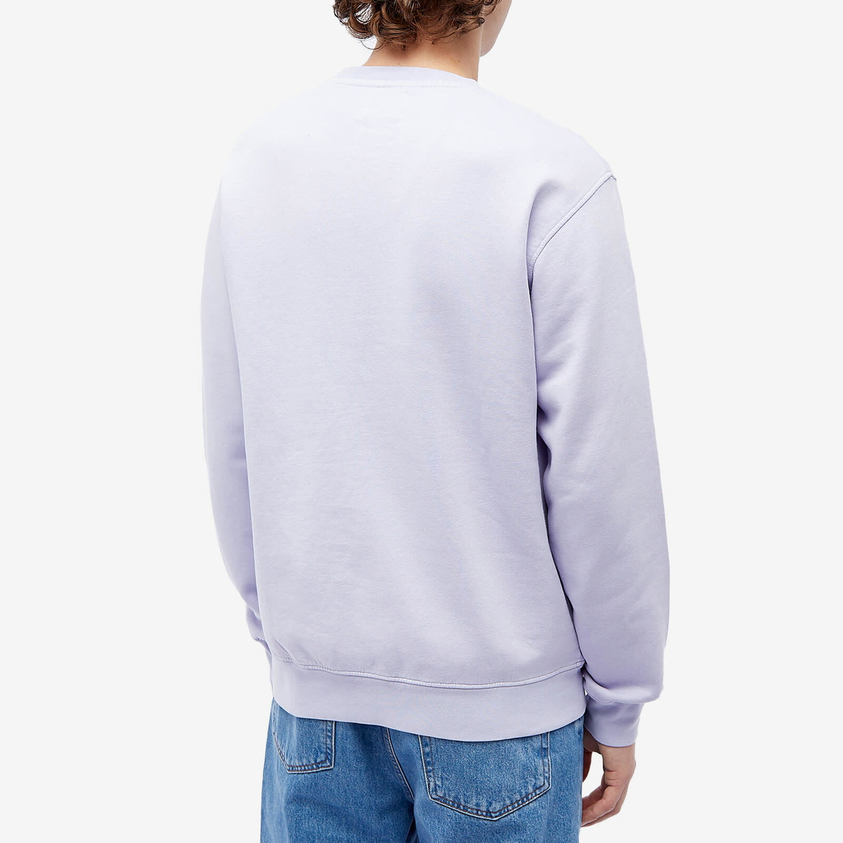 Colorful Standard Men's Classic Organic Crew Sweat in Soft Lavender