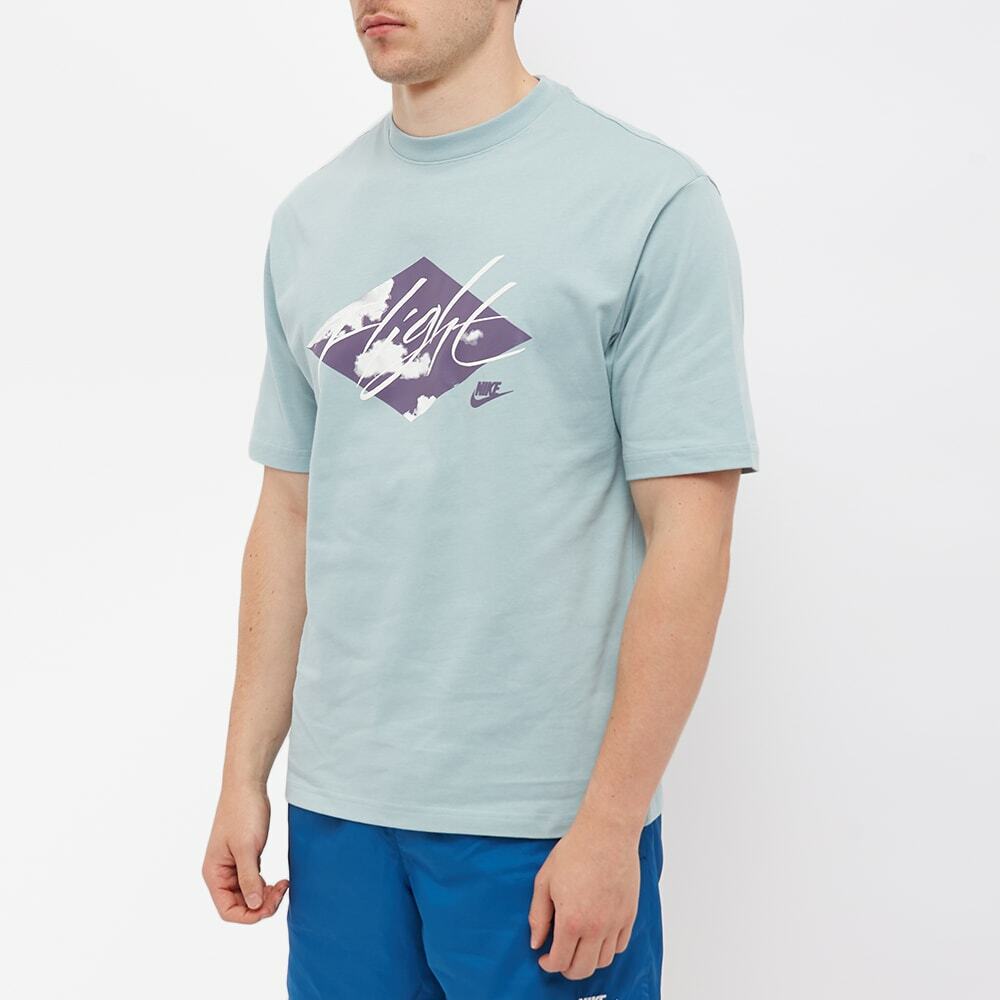 Air Jordan Men's Flight T-Shirt in Ocean Cube Nike Jordan Brand
