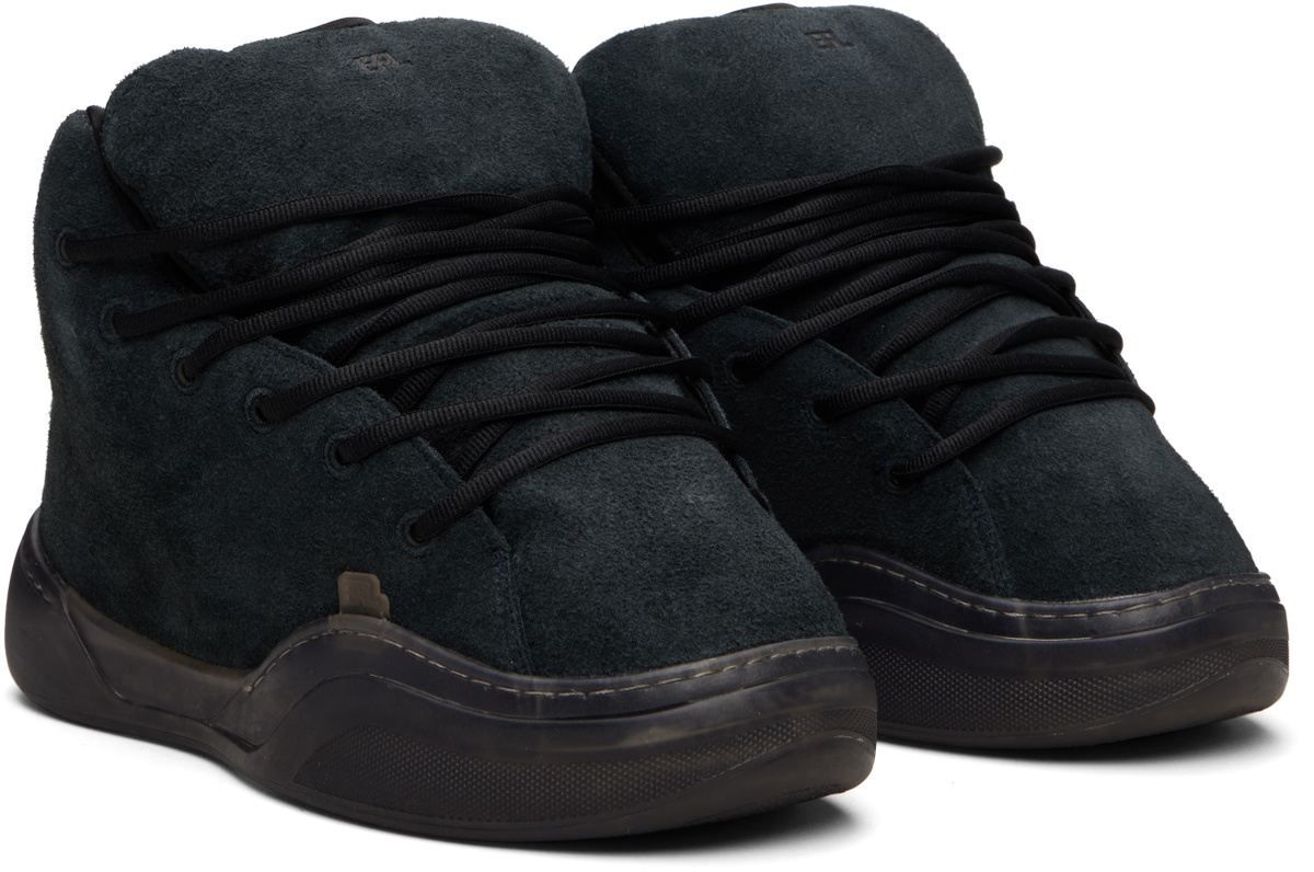 ERL Black Vamp High Sneakers