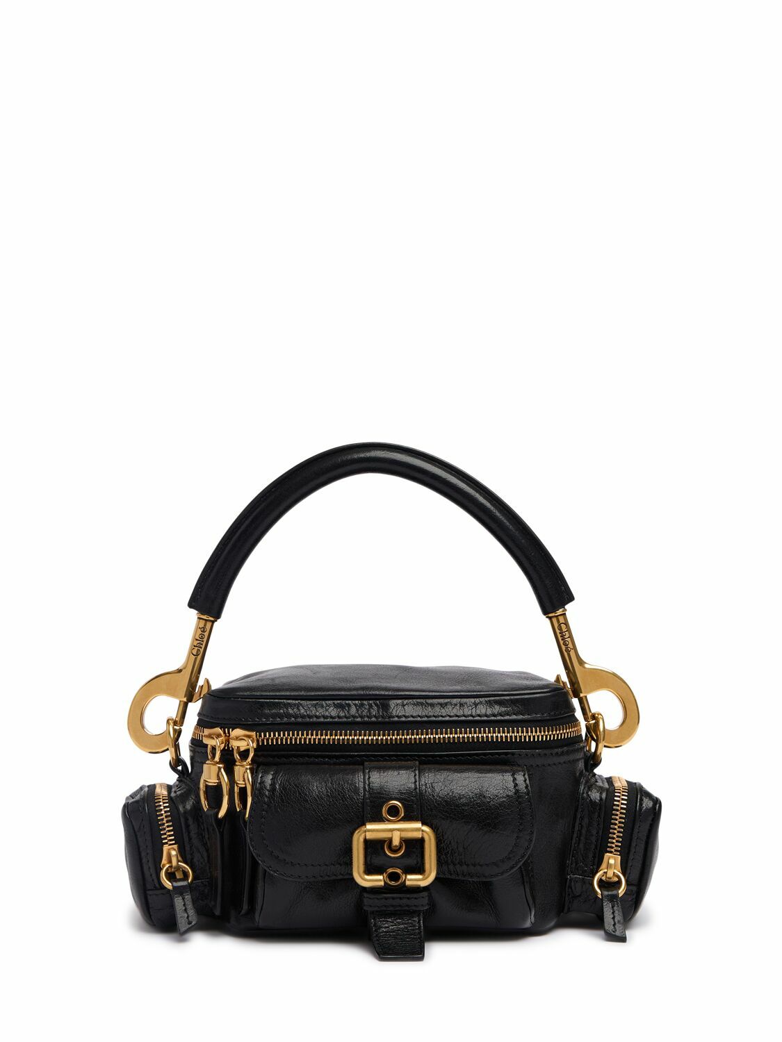 CHLOÉ Small Camera Glossy Leather Bag