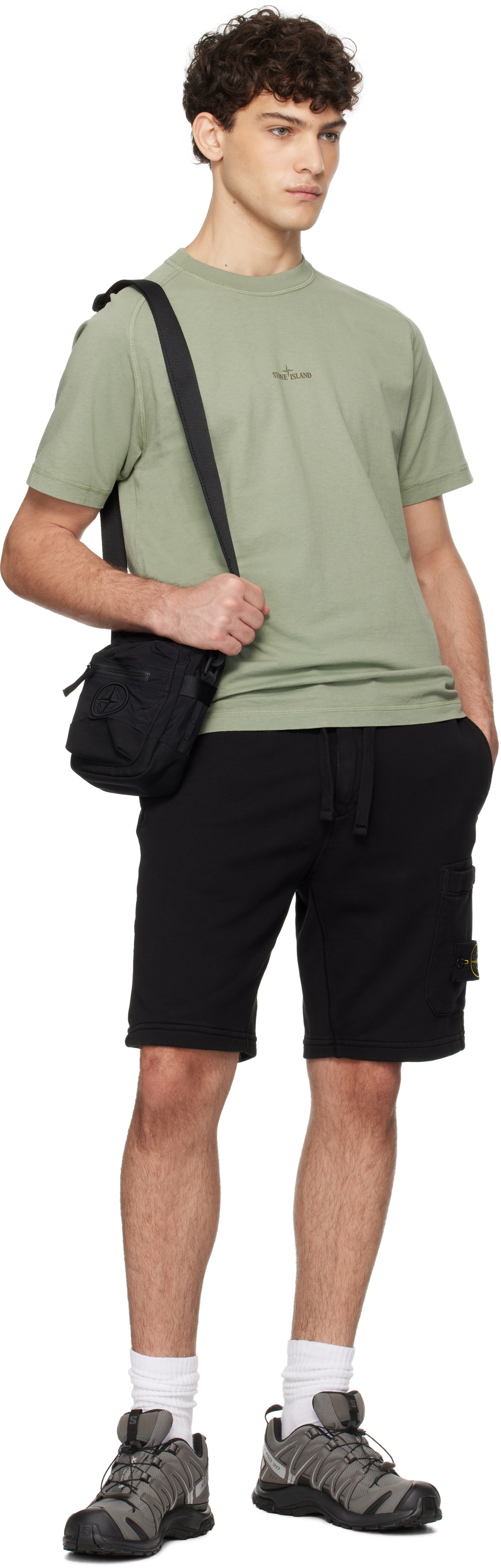 【関税・送料込み】Stone  ECONYL Nylon l バッグ STONE ISLAND - 【ラスト1点】9200908 / NYLON METAL IN ECONYL