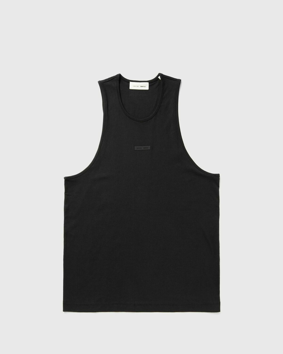 Fear of God Essentials VINTAGE FIT TANK Black Mens Tank Top