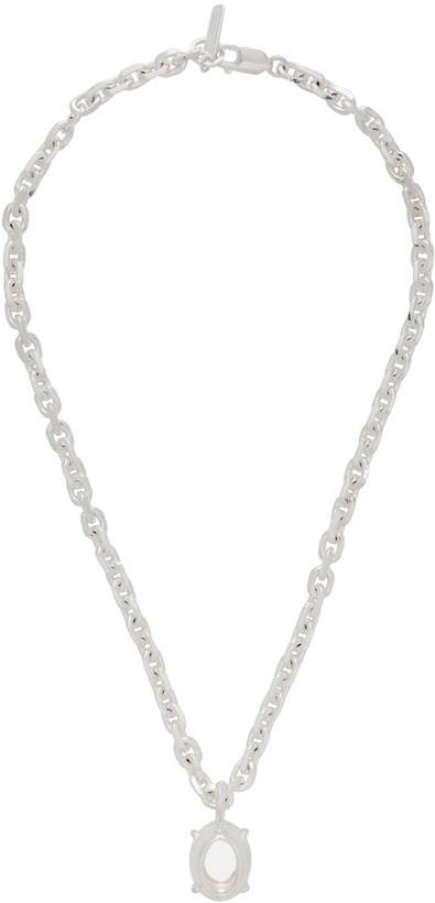Photo: SWEETLIMEJUICE Silver Pane Heavy Chain Necklace