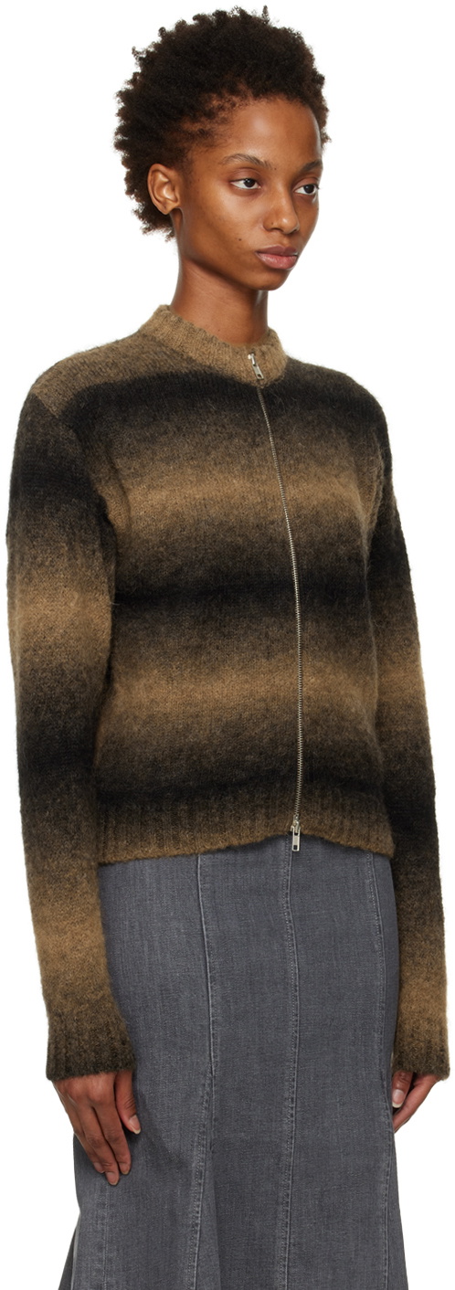 Paloma Wool Brown Zip Sweater Paloma Wool