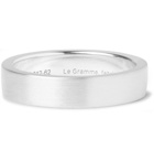 Le Gramme - Le 7 Brushed Sterling Silver Ring - Men - Silver