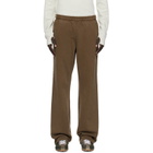 Entire Studios Brown Straight-Leg Sweatpants