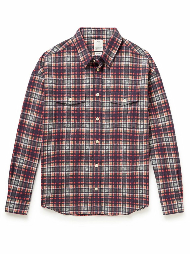 Photo: Visvim - Pioneer Checked Cotton-Flannel Shirt - Red
