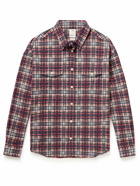 Visvim - Pioneer Checked Cotton-Flannel Shirt - Red