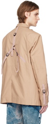 A. A. Spectrum Beige Bondex Blazer