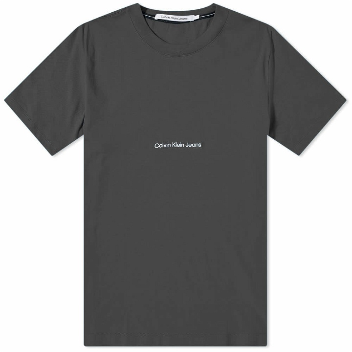 Photo: Calvin Klein Men's Institutional T-Shirt in Ck Black
