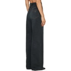 MM6 Maison Margiela Gray Backwards Jeans