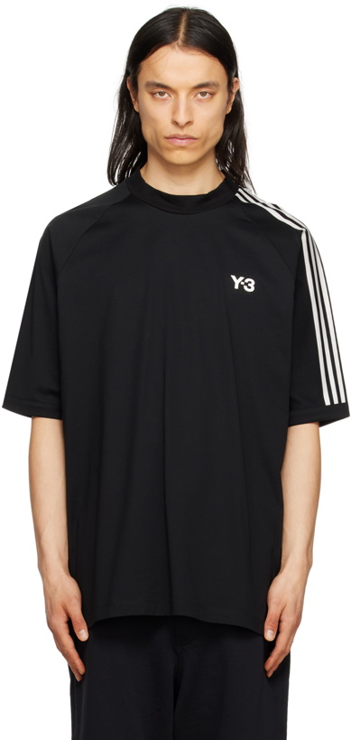 Photo: Y-3 Black 3-Stripes T-Shirt