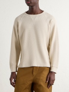 Corridor - Thermal Waffle-Knit Cotton T-Shirt - Neutrals