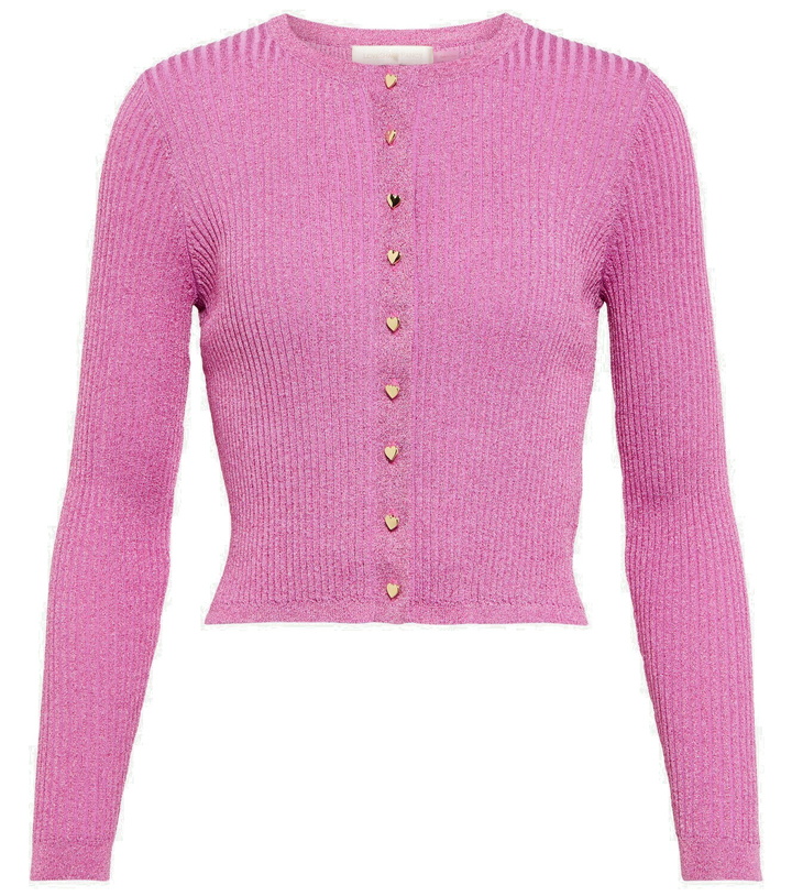 Photo: LoveShackFancy Hill Lurex® cropped cardigan