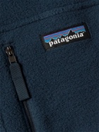 PATAGONIA - Classic Logo-Appliquéd Synchilla Recycled Fleece Vest - Blue