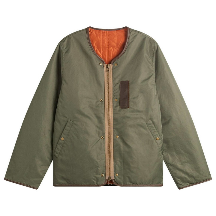 Photo: FrizmWORKS Men's Reversible MA-1 Jacket in Olive
