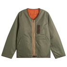 FrizmWORKS Men's Reversible MA-1 Jacket in Olive