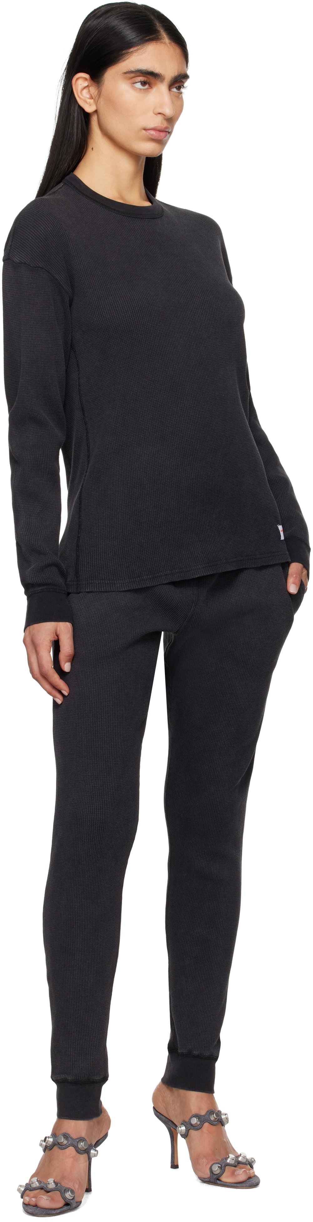 Alexander Wang Black Jogger Lounge Pants