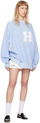 HALFBOY Blue Patch Sweatshirt