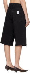 Prototypes Black New Denim Shorts