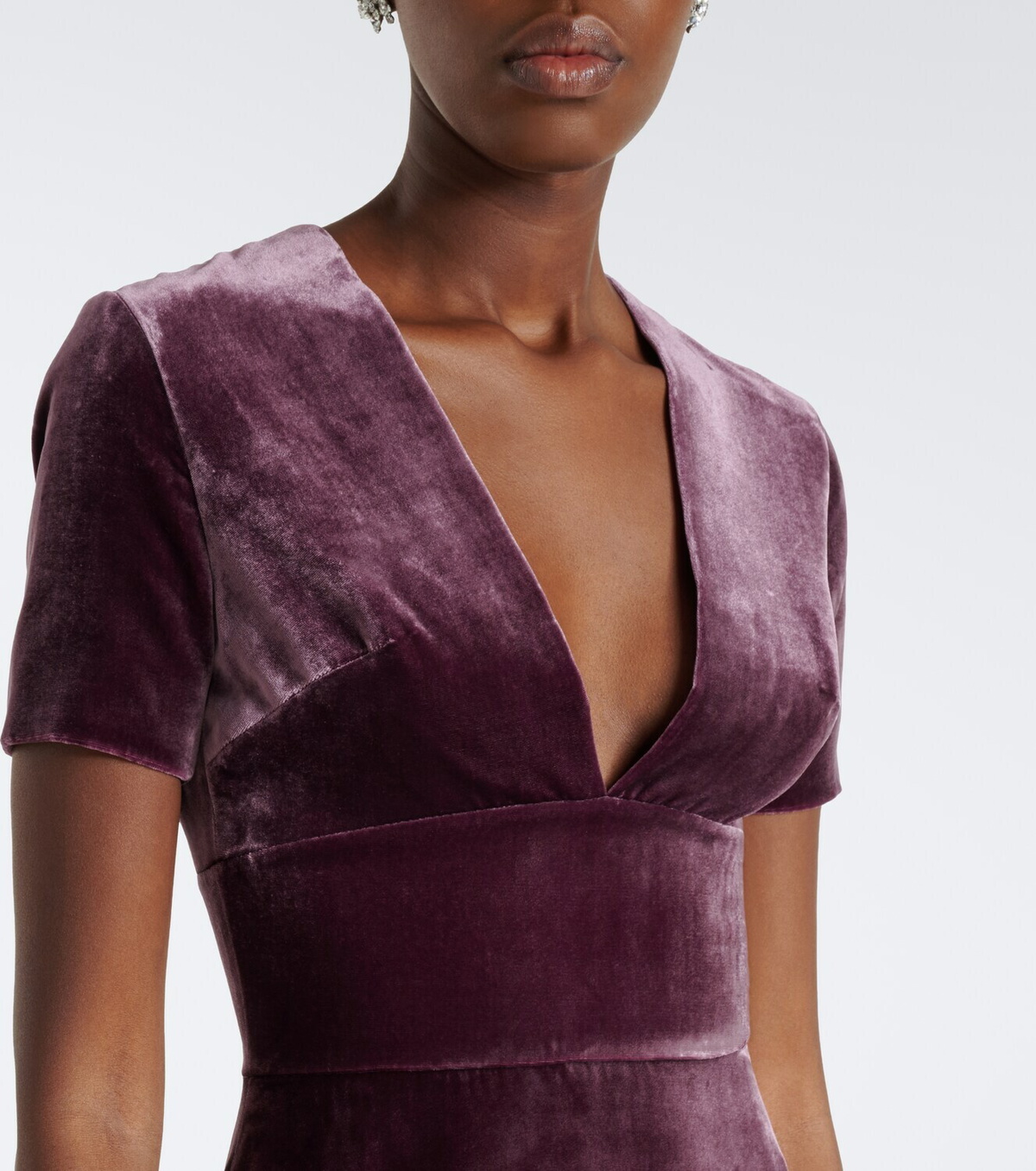 Elie Saab Velvet midi dress