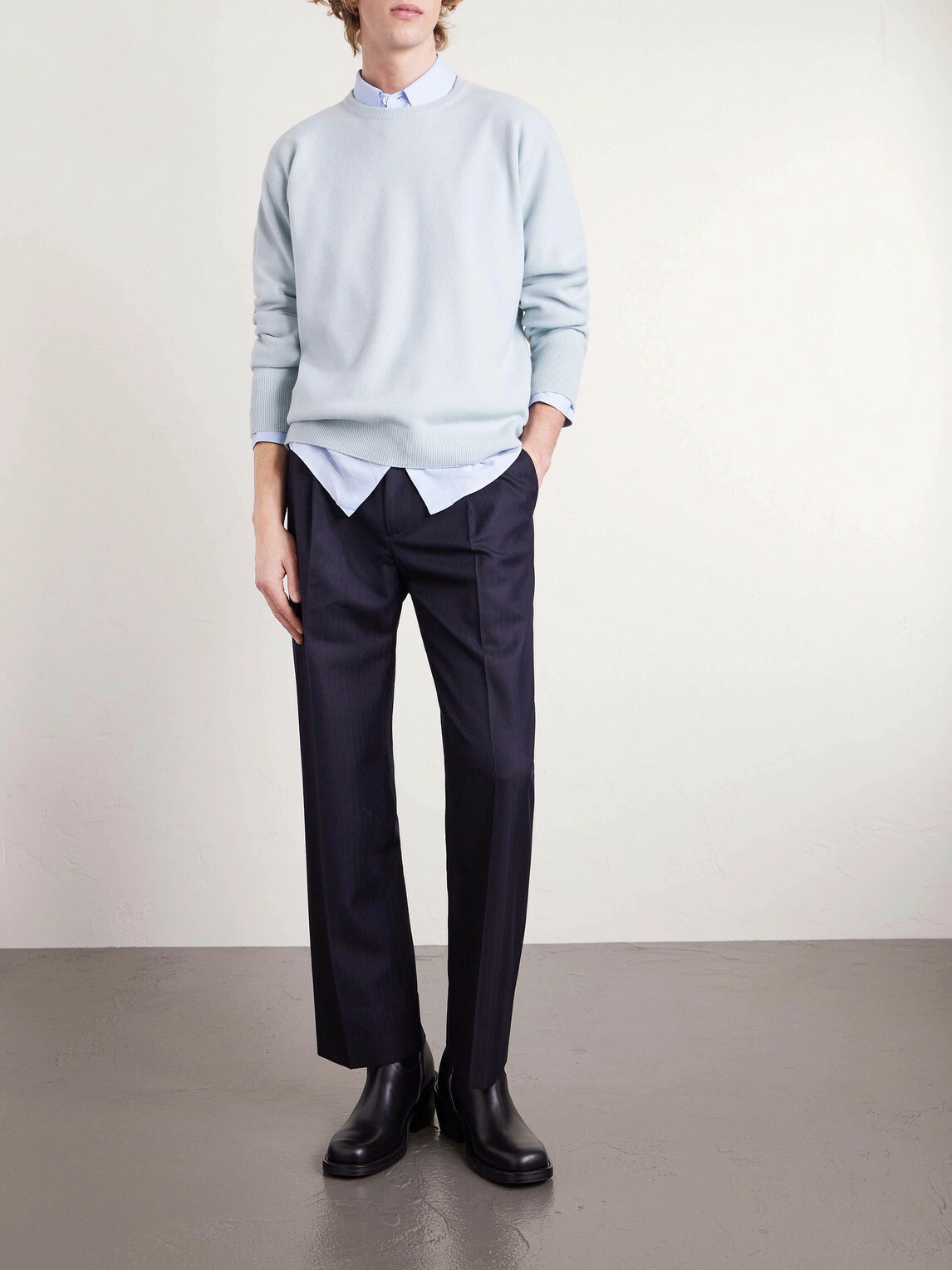 ssstein - Wool Sweater - Blue