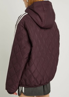 Adidas X Wales Bonner Quilted Hooded Taffeta Jacket Maroon