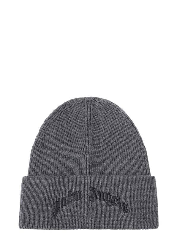 Photo: Palm Angels Curved Logo Beanie Hat