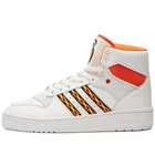 Adidas Men's Rivalry Halloween Sneakers in White/Orange