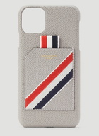 Thom Browne - Leather IPhone 11 Pro Case in Grey