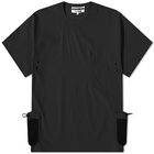 F/CE. Men's Side Pocket T-Shirt in Black