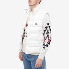 Moncler Men's Tibb Gilet in White