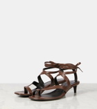 Khaite Aimee 35 leather thong sandals