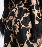 La DoubleJ Buttercup printed silk palazzo pants