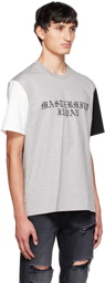 mastermind JAPAN Gray Printed T-Shirt