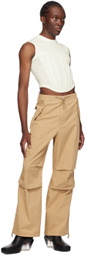 Dion Lee White Corset Tank Top