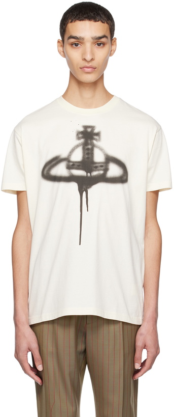 Photo: Vivienne Westwood Off-White Spray Orb T-Shirt