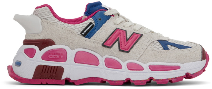 Photo: New Balance Pink & Gray Salehe Bembury Edition 574 Yurt Sneakers