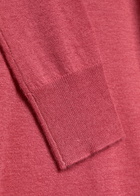 Joseph Mock-neck Cashmere top Dark Pink