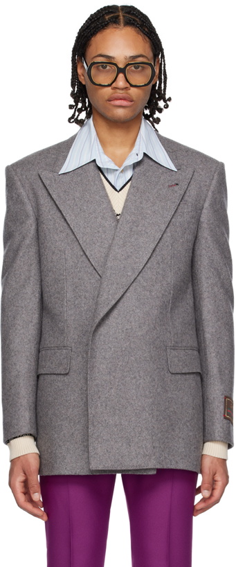 Photo: Gucci Gray Formal Blazer