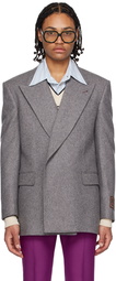 Gucci Gray Formal Blazer