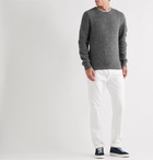 A.P.C. - Diego Mélange Wool-Blend Sweater - Gray