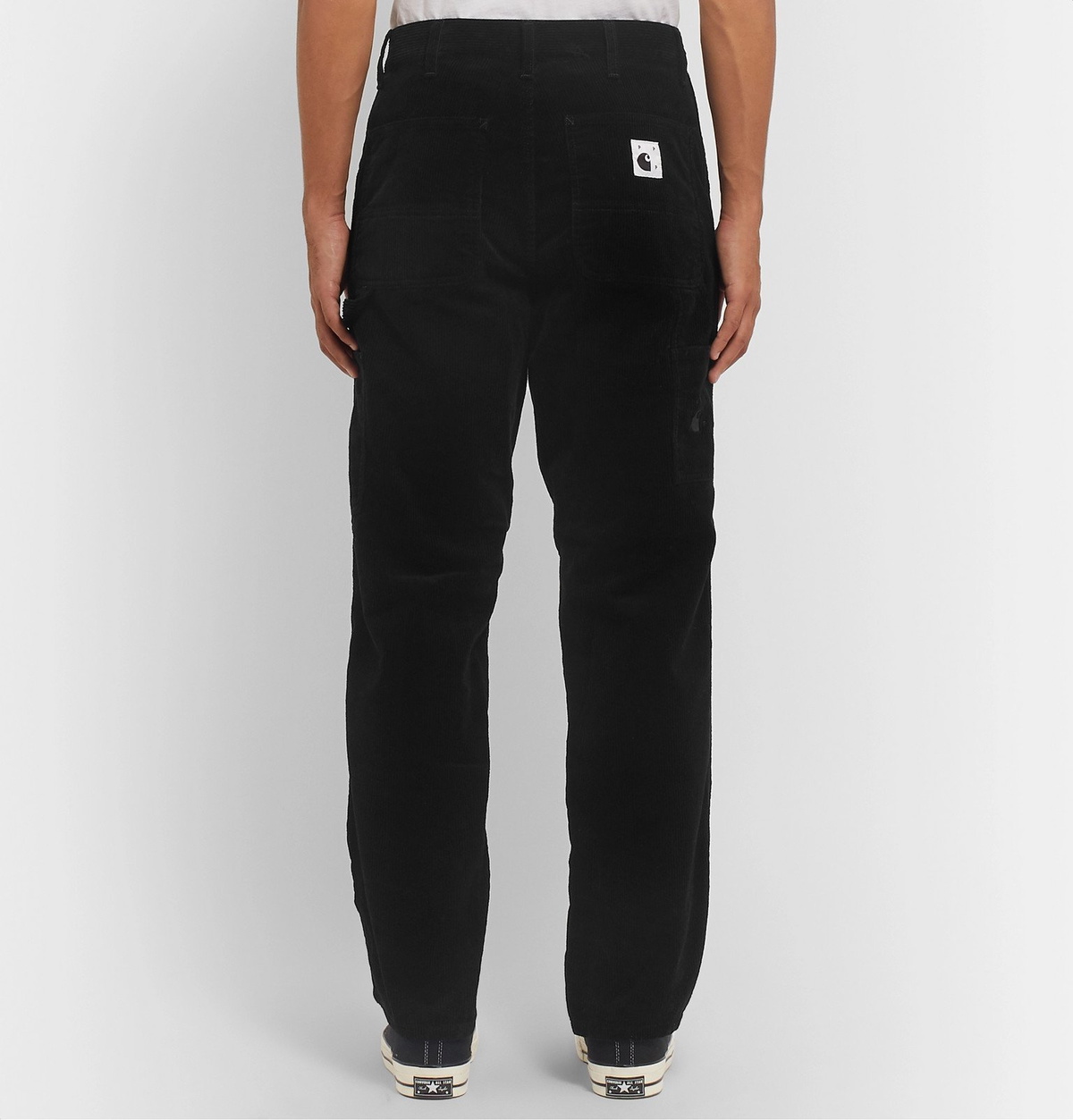 Pop Trading Company - Carhartt WIP Black Cotton-Corduroy Trousers 