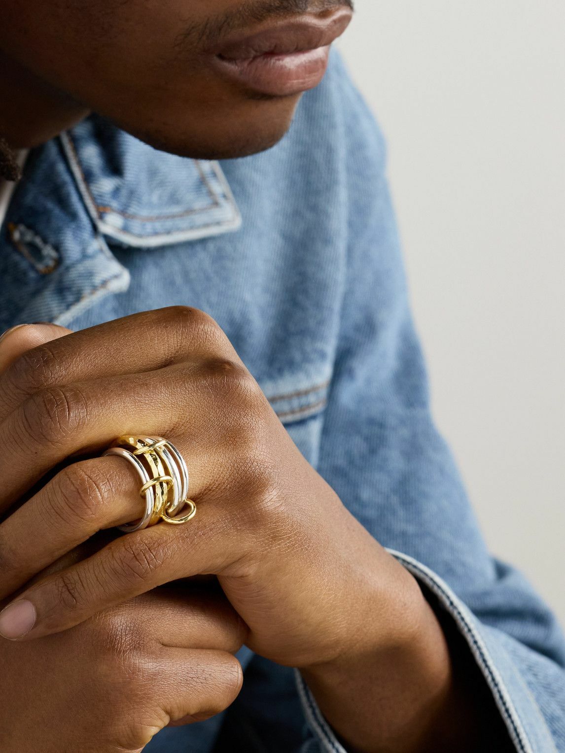 Spinelli Kilcollin - Virgo Silver and Gold Ring - Silver