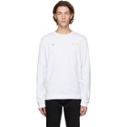 1017 ALYX 9SM White Double Logo Long Sleeve T-Shirt