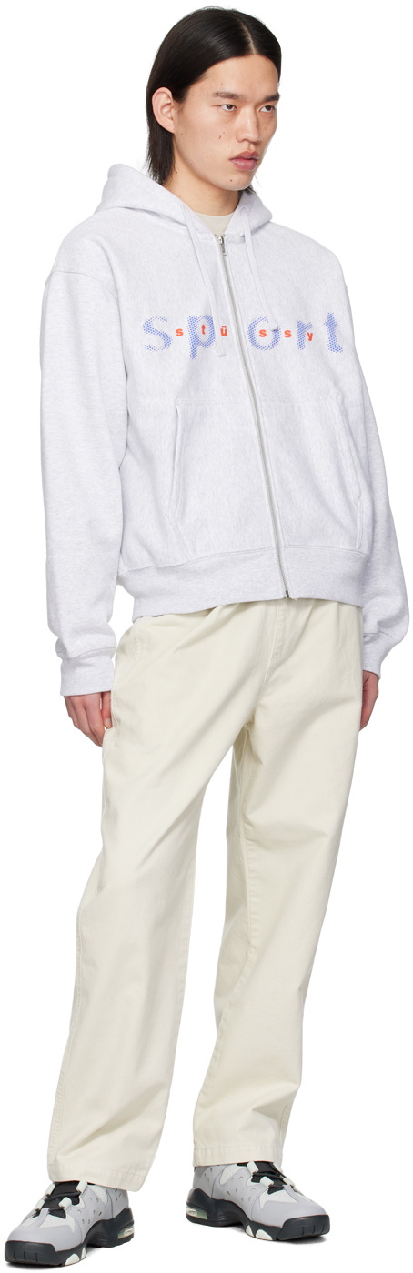 Stüssy Gray Dot Sport Hoodie