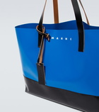 Marni - Tribeca leather-trimmed tote bag