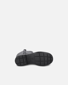 Pinko High Leather Boots With Logo Detail Limo Black