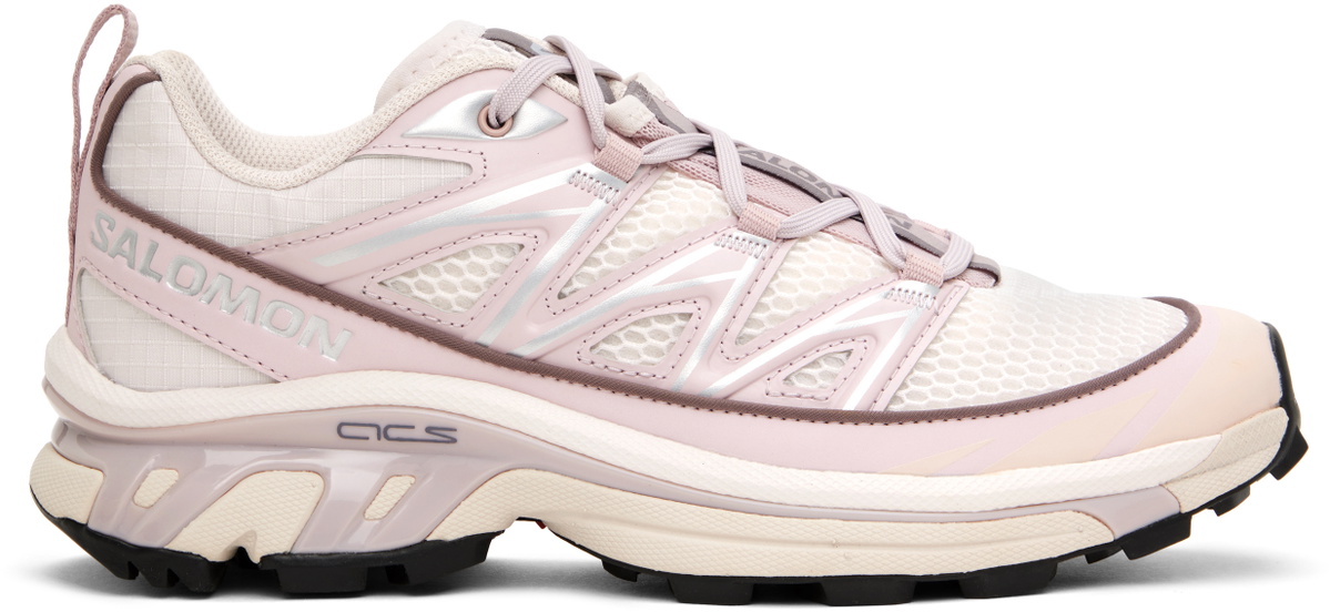 Salomon Pink and Gray Athletic Shoes Salomon Pink & Gray XT-6 Expanse Seasonal Sneakers Salomon main image 2